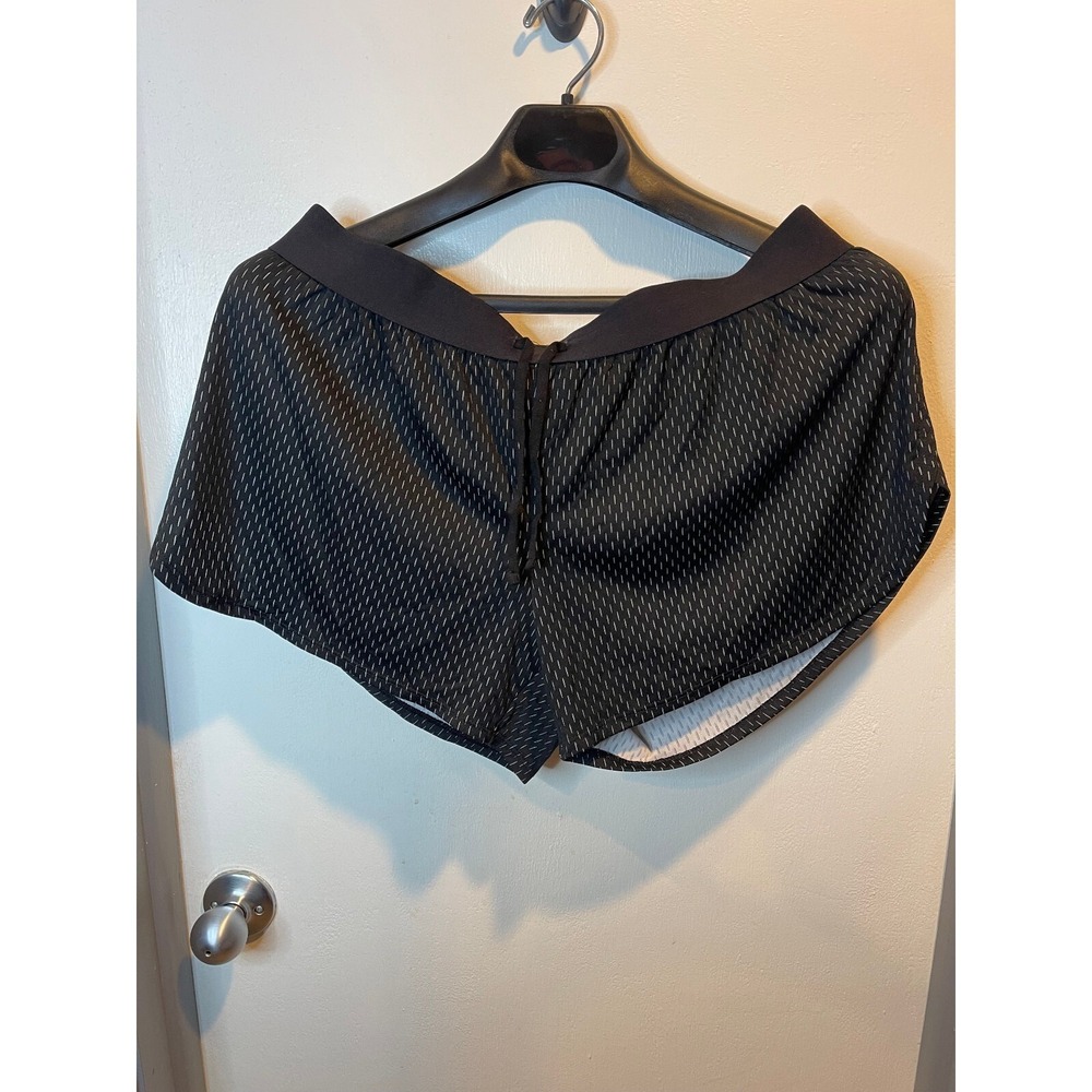 Athletic Works Womens Shorts Black & White Size XL